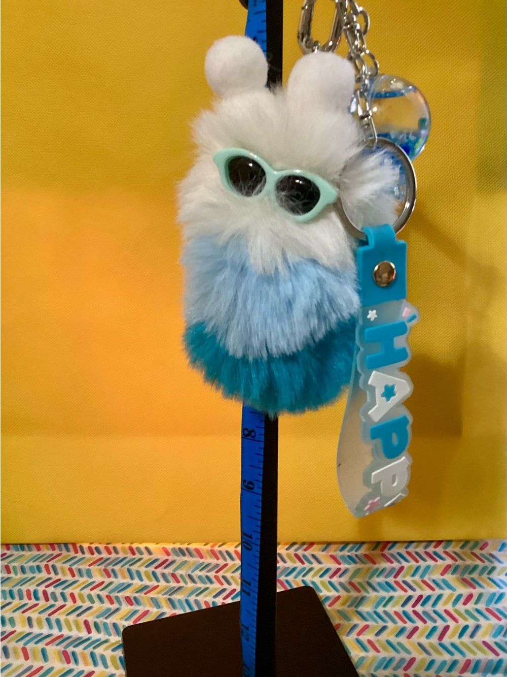 NWOT - Backpack Charms ! Blue Fuzzy Charm & Lollypop!!